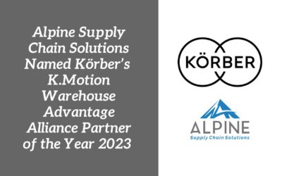 Alpine Supply Chain Solutions Named Körber’s K.Motion Warehouse Advantage Alliance Partner of the Year 2023